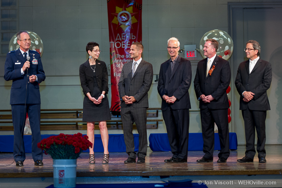 Russian-speaking veterans celebrate victory in Europe day