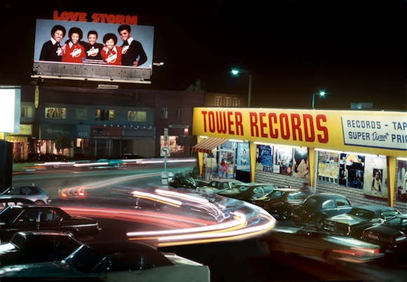 Tower Records on the Sunset Strip circa 1980