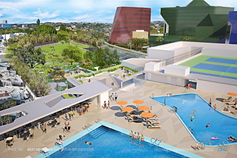 Dramatic Designs: Firms Present Concepts for West Hollywood Park ...