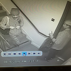 Thieves stealing mail at 718 N. Croft Ave. in June (date and time on photo are not accurate)
