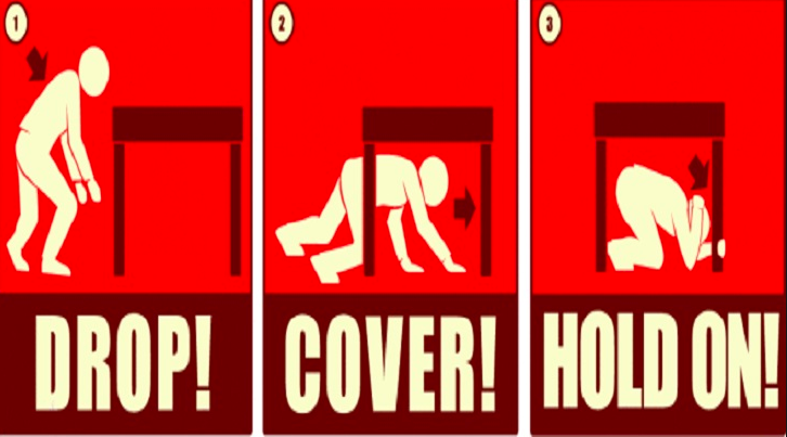 Drop, Cover and Hold On: Thursday Is the Great ShakeOut Day - WEHOville