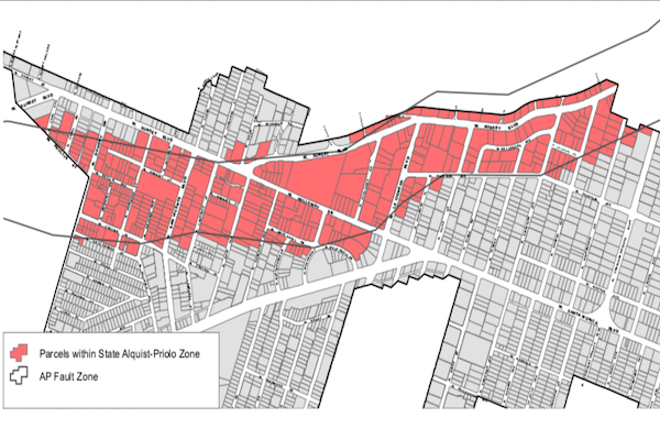 West Hollywood Zoning Map Revised Map Adds 43 Acres Of Land In Weho To The Hollywood Earthquake Fault  Zone