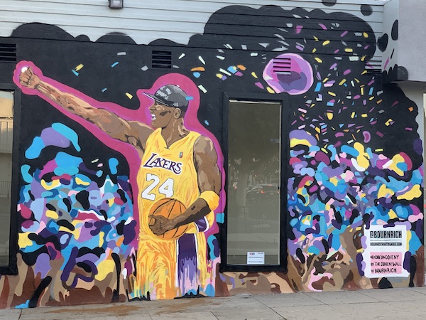 A Neighborhood Shop Commemorates the Late Kobe Bryant